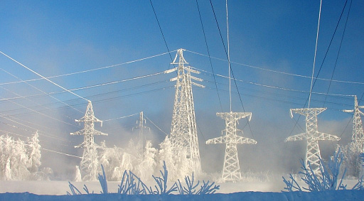 Сети электроснабжения Ханты-мансийского района выдержали морозы.